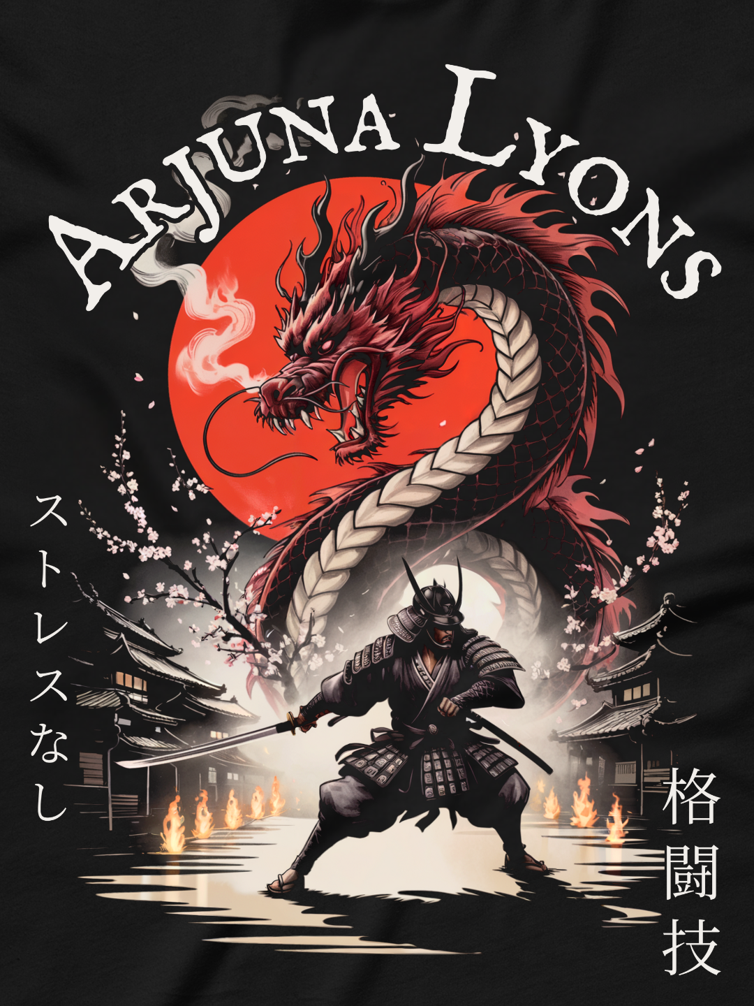 Arjuna Lyons - Unleash the Dragon Shirt