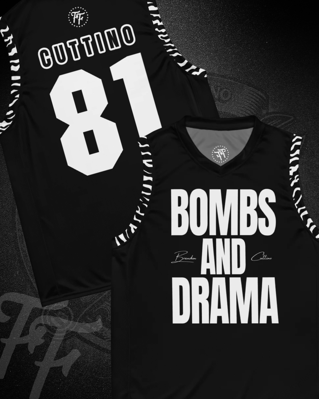 Brandon Cuttino - Bombs and Drama Jersey