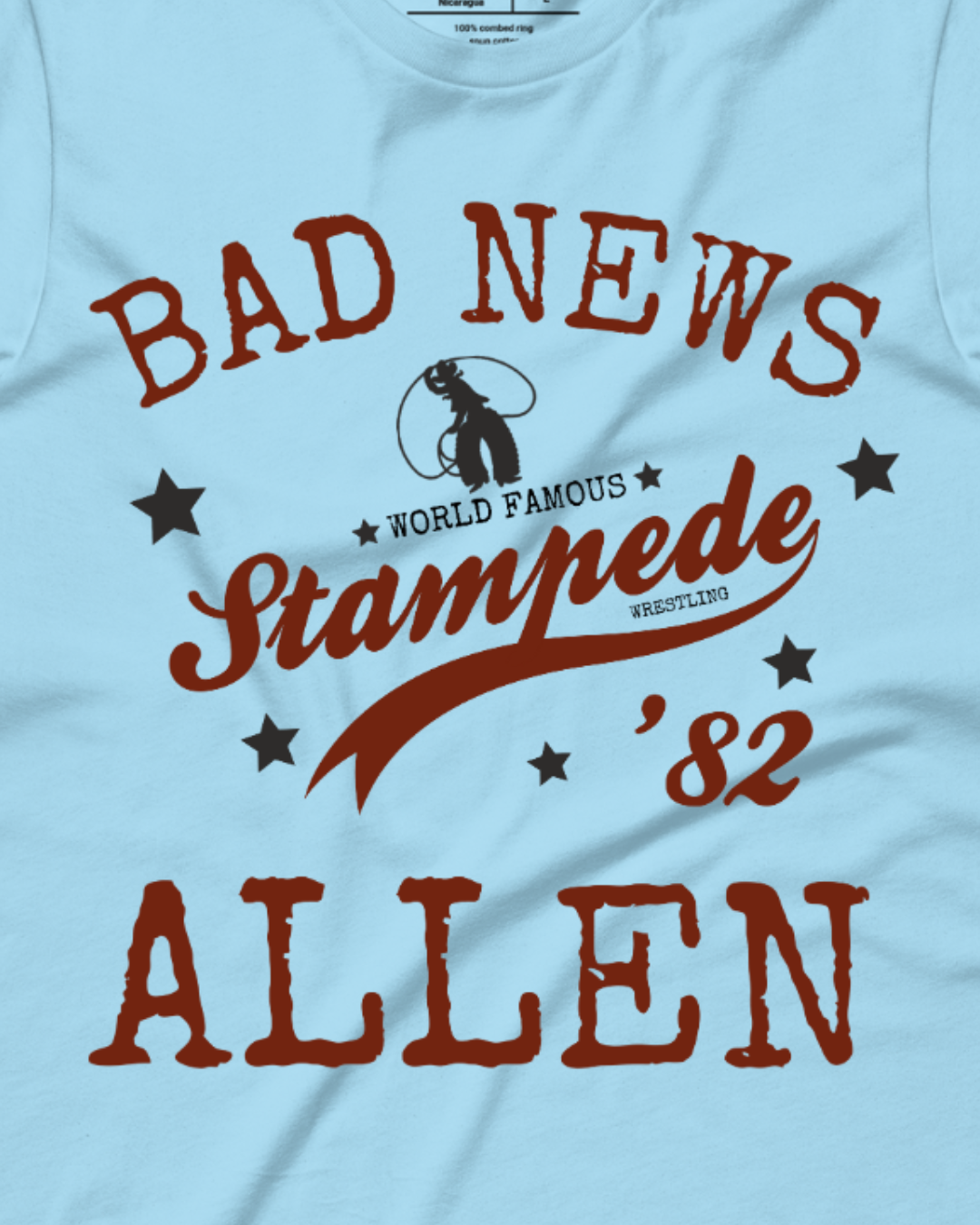 Bad News Allen - Stampede '82 tee