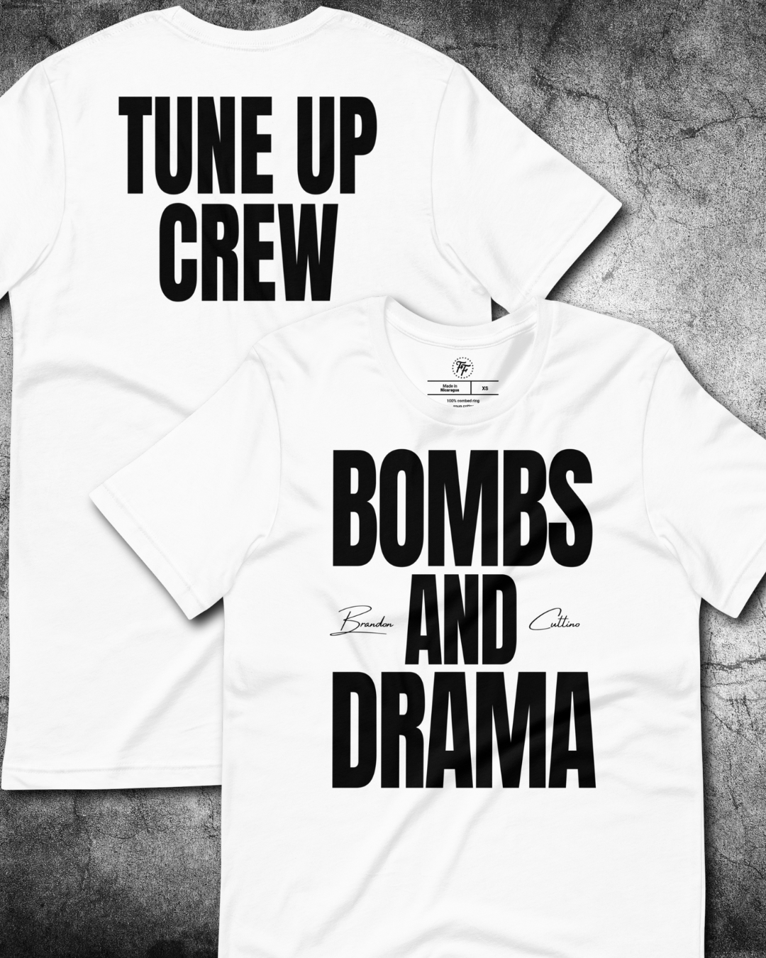 Brandon Cuttino - Bombs and Drama Shirt [Light]