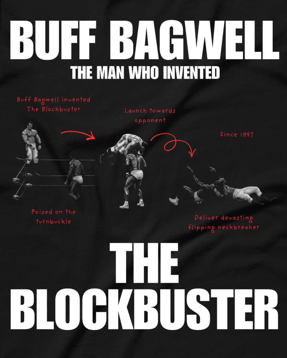 Buff Bagwell – The Original Blockbuster ’97 Shirt