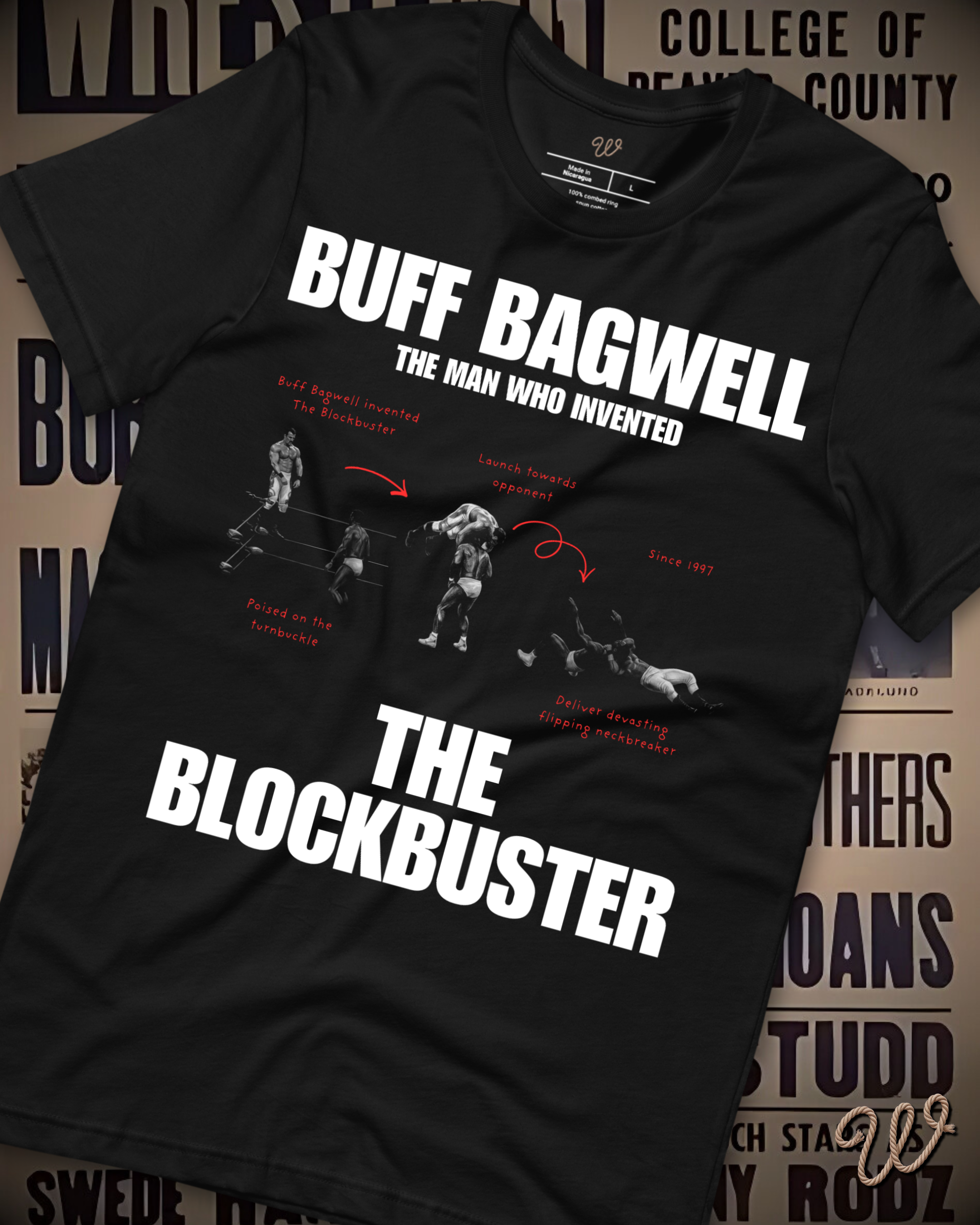 Buff Bagwell – The Original Blockbuster ’97 Shirt