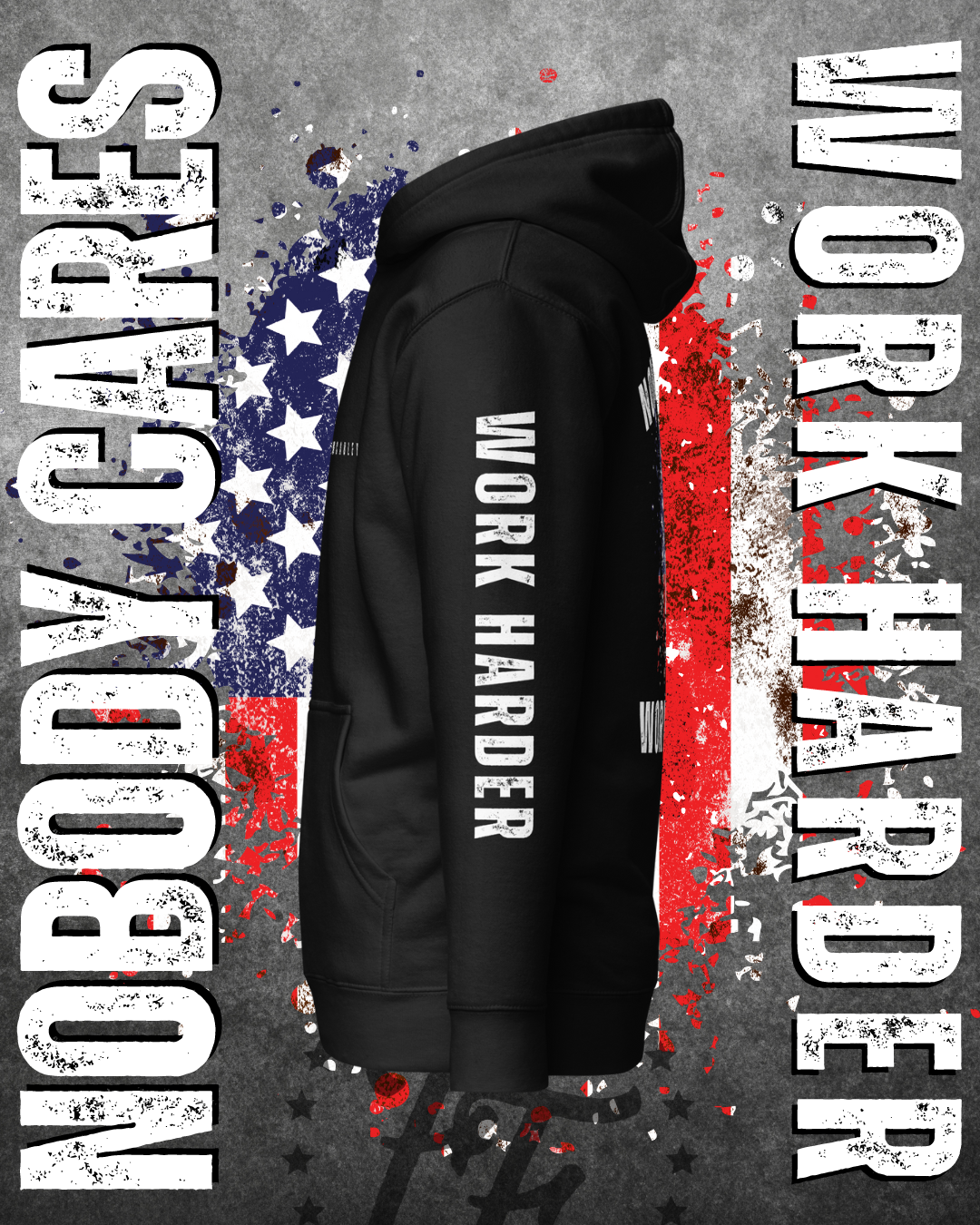Christian McAuley - Nobody Cares Work Harder Hoodie