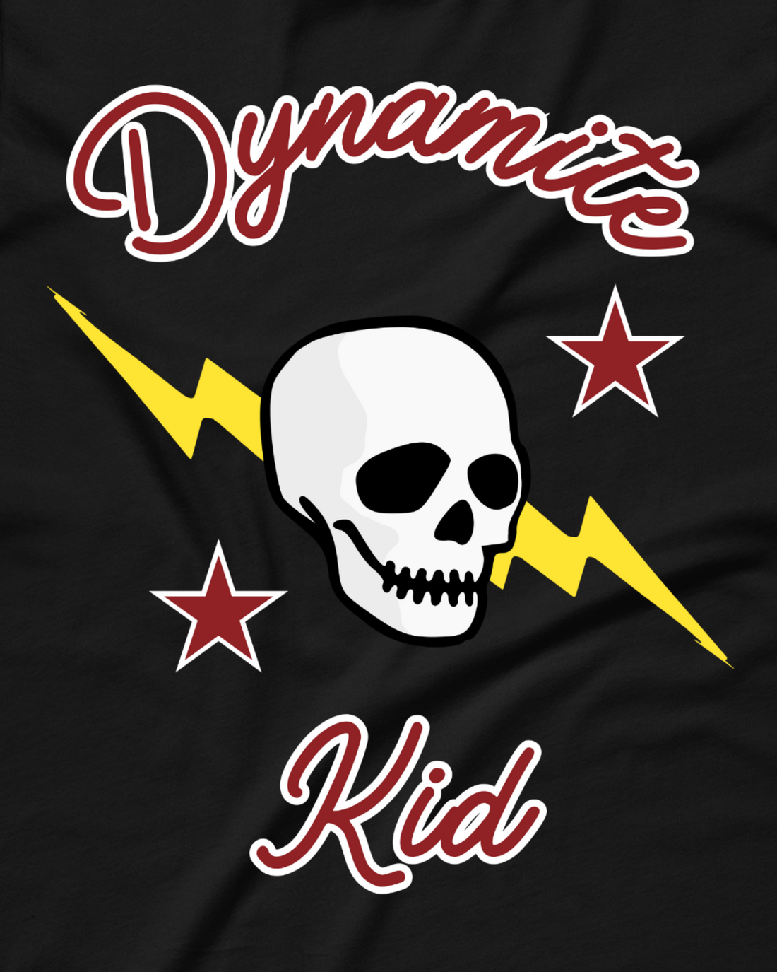 Dynamite Kid - Skull and Bolt Shirt