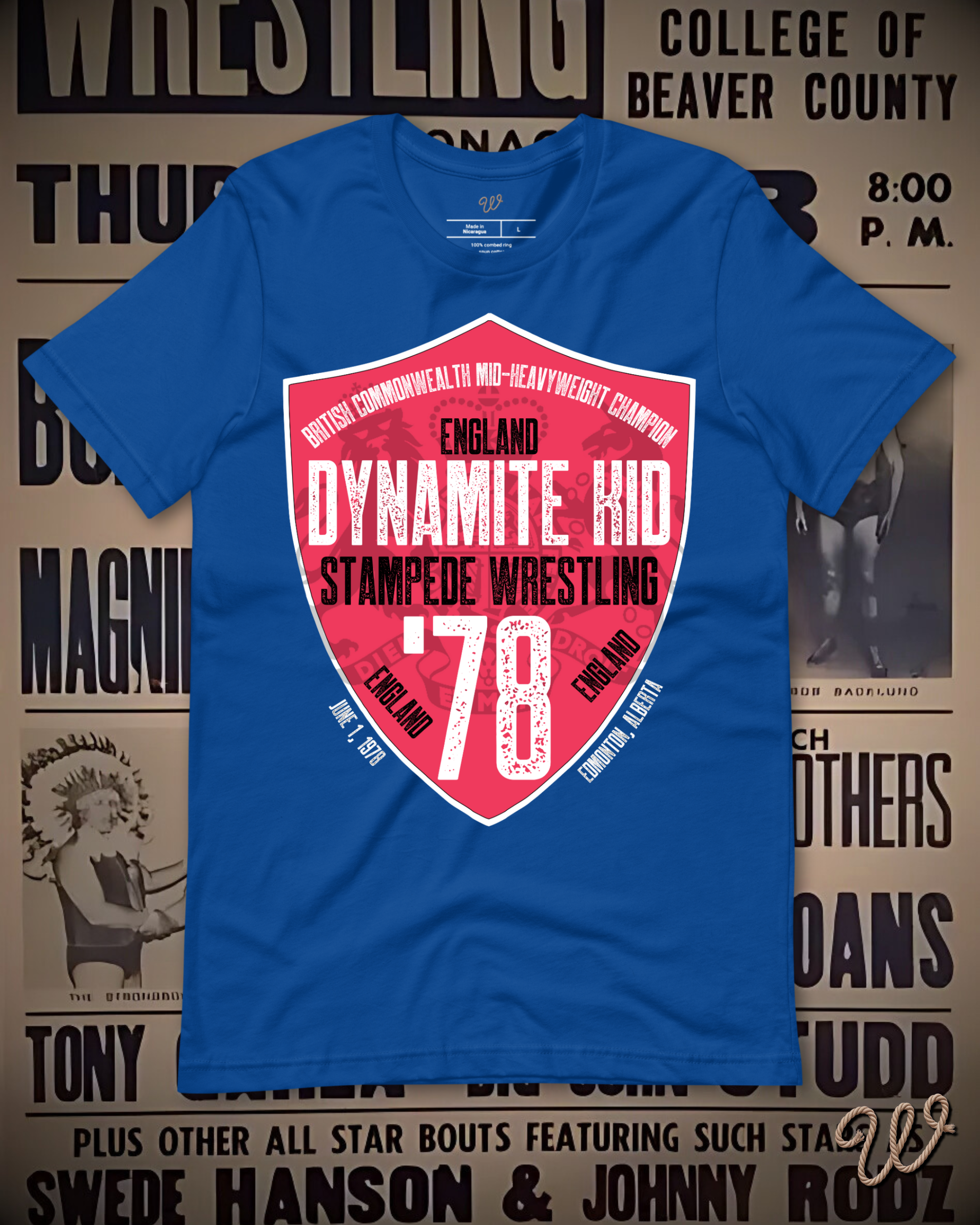Dynamite Kid – British Commonwealth Champion ’78 Shirt