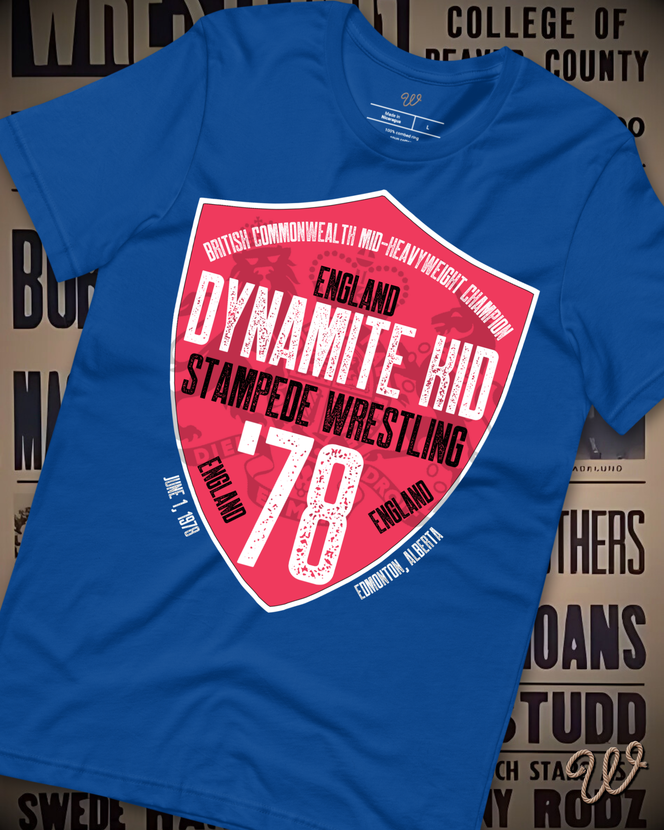 Dynamite Kid – British Commonwealth Champion ’78 Shirt