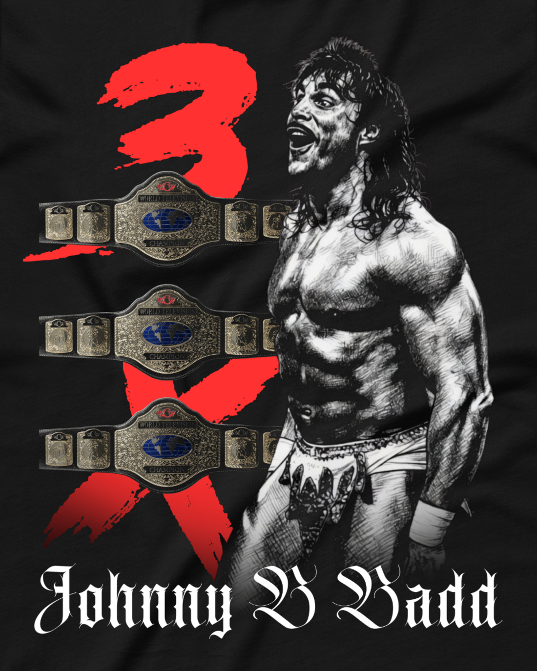 Johnny B Badd - 3x TV Champ Shirt