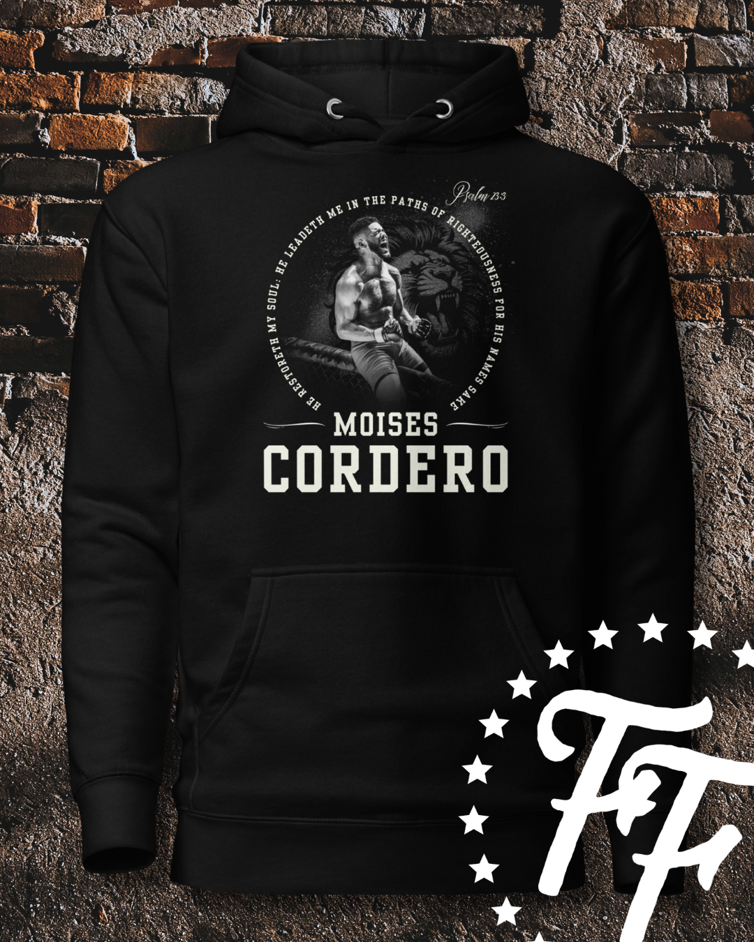 Moises Cordero - Psalms 23:3 Hoodie