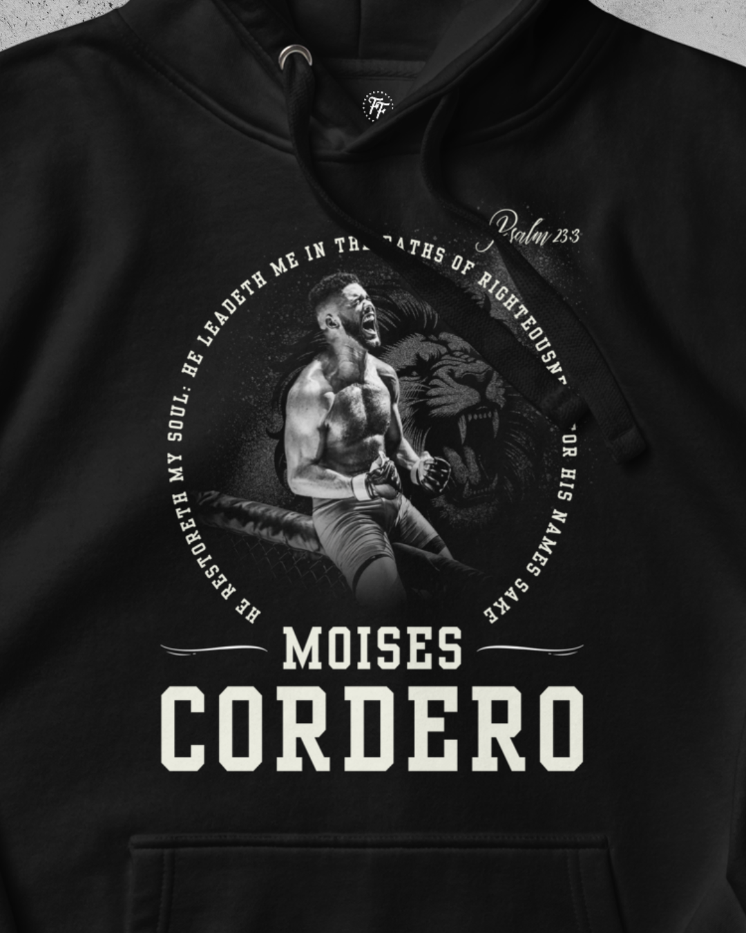 Moises Cordero - Psalms 23:3 Hoodie