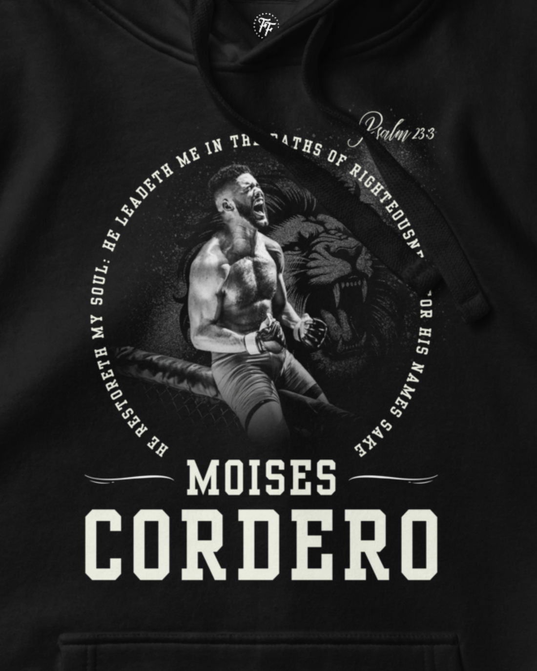 Moises Cordero - Psalms 23:3 Hoodie