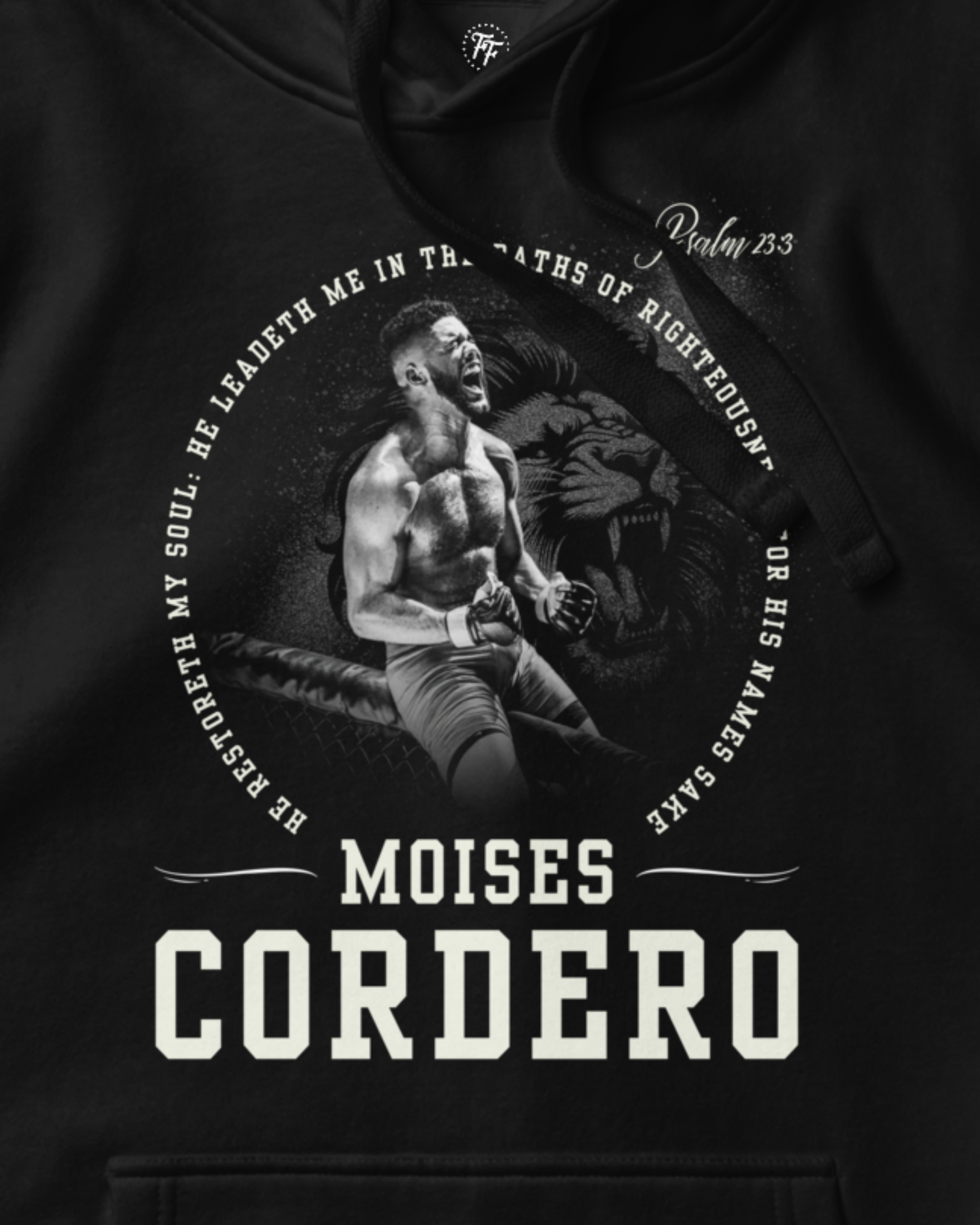 Moises Cordero - Psalms 23:3 Hoodie