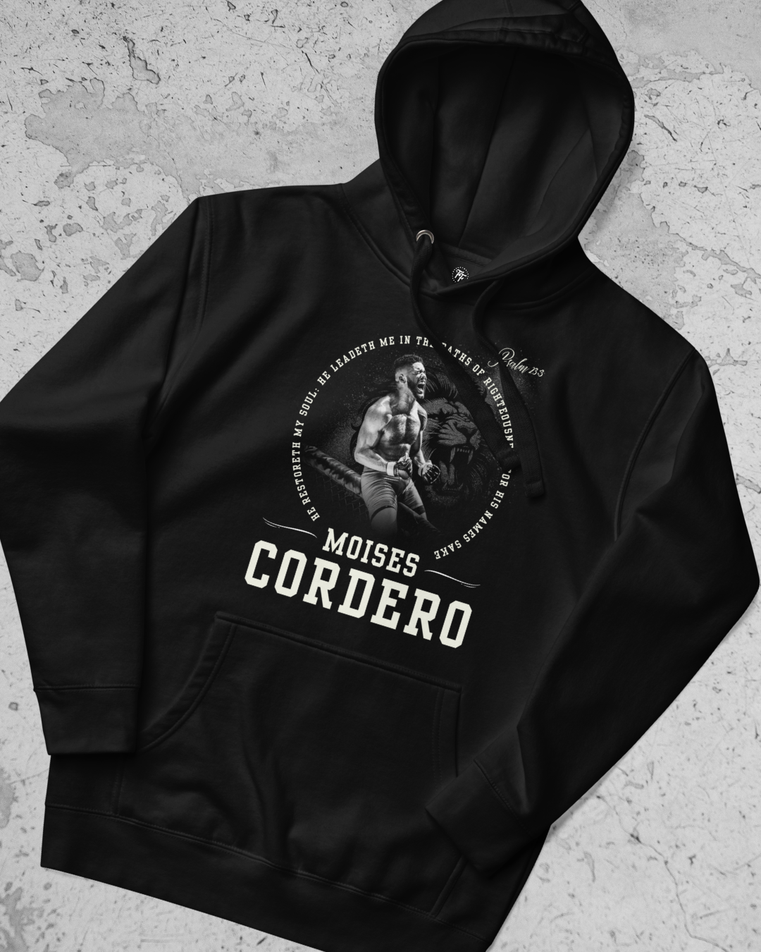 Moises Cordero - Psalms 23:3 Hoodie