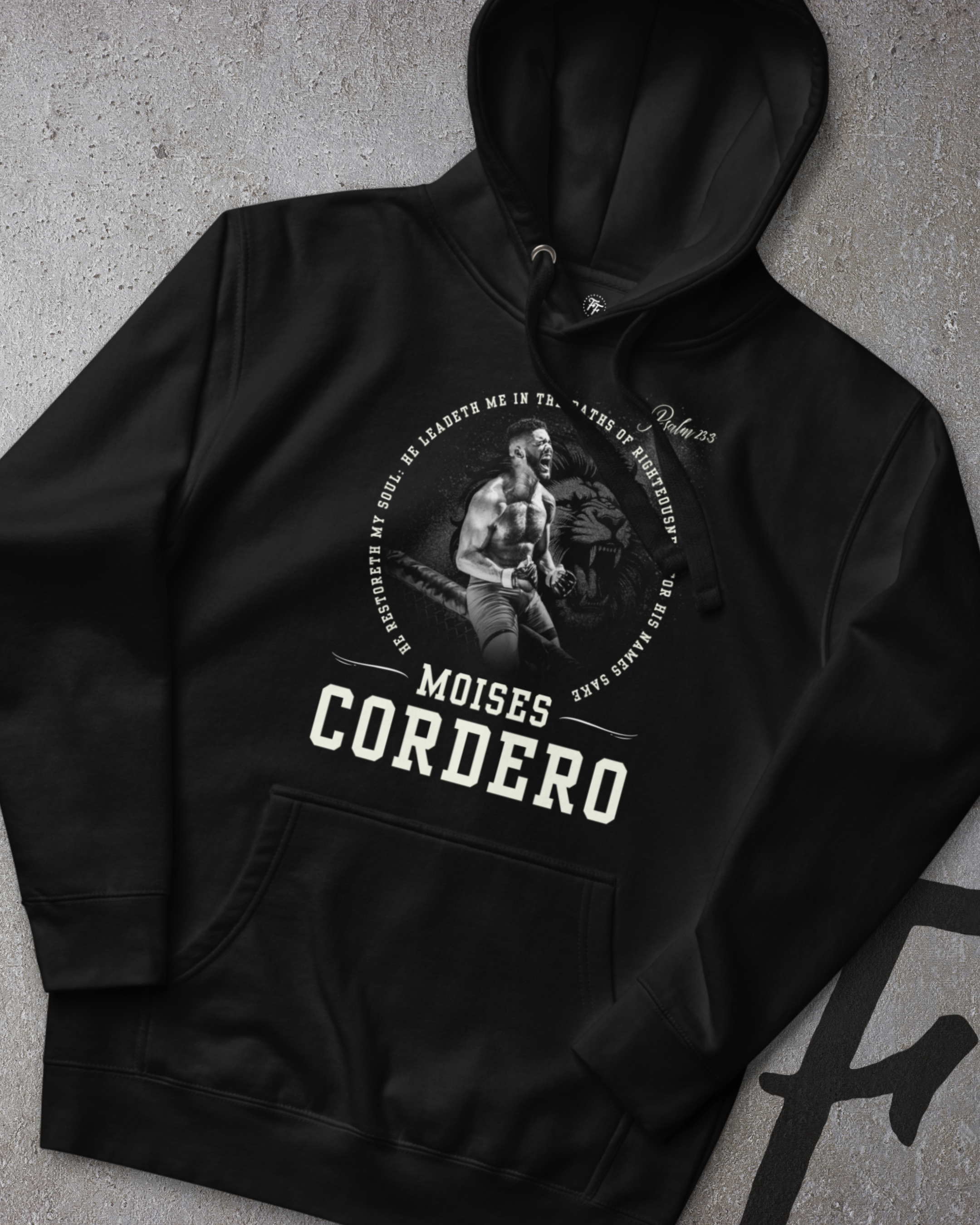 Moises Cordero - Psalms 23:3 Hoodie