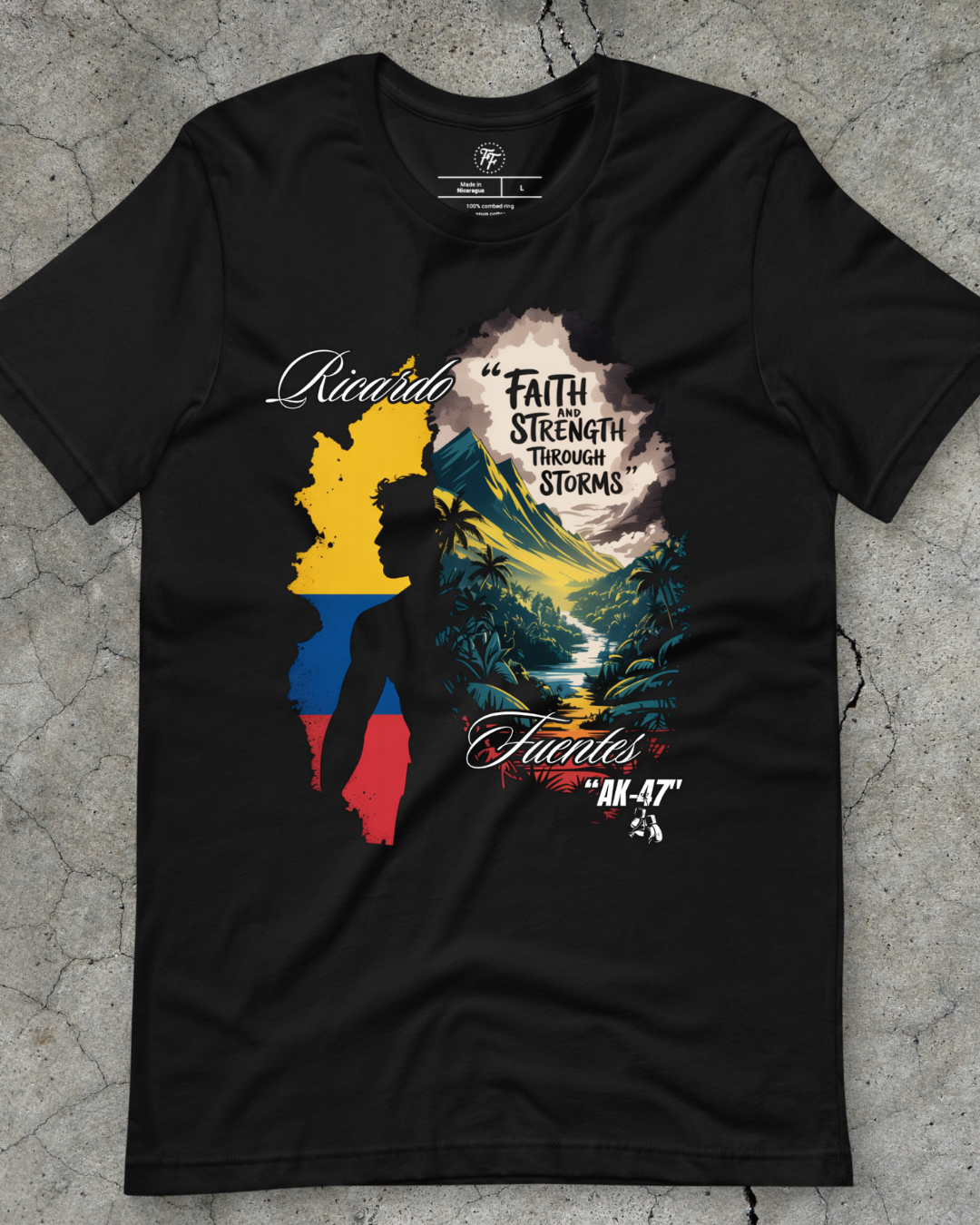 Ricardo Fuentes - Faith and Strength tee