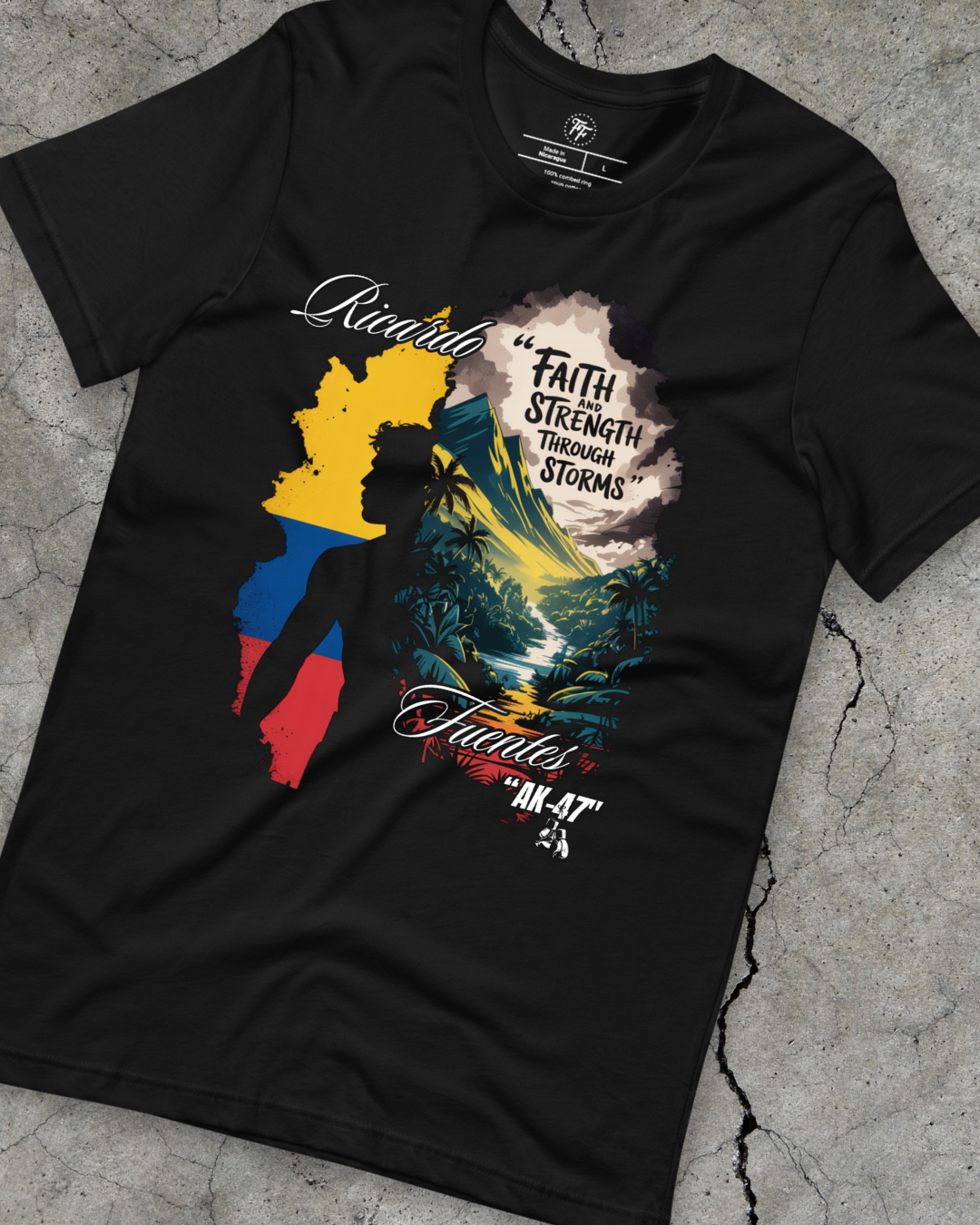 Ricardo Fuentes - Faith and Strength tee