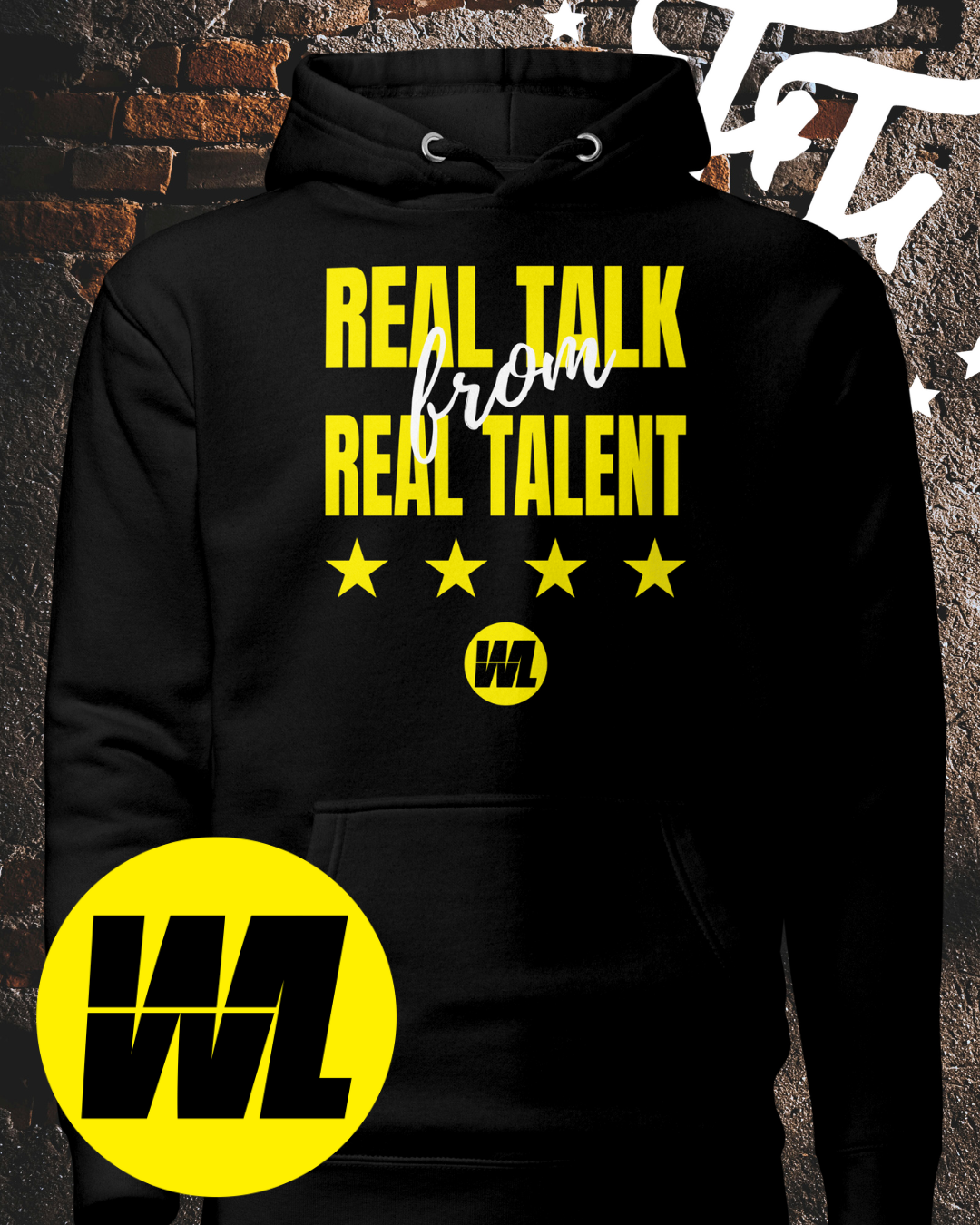 Wrestling Life - Real Talk Real Talent Hoodie