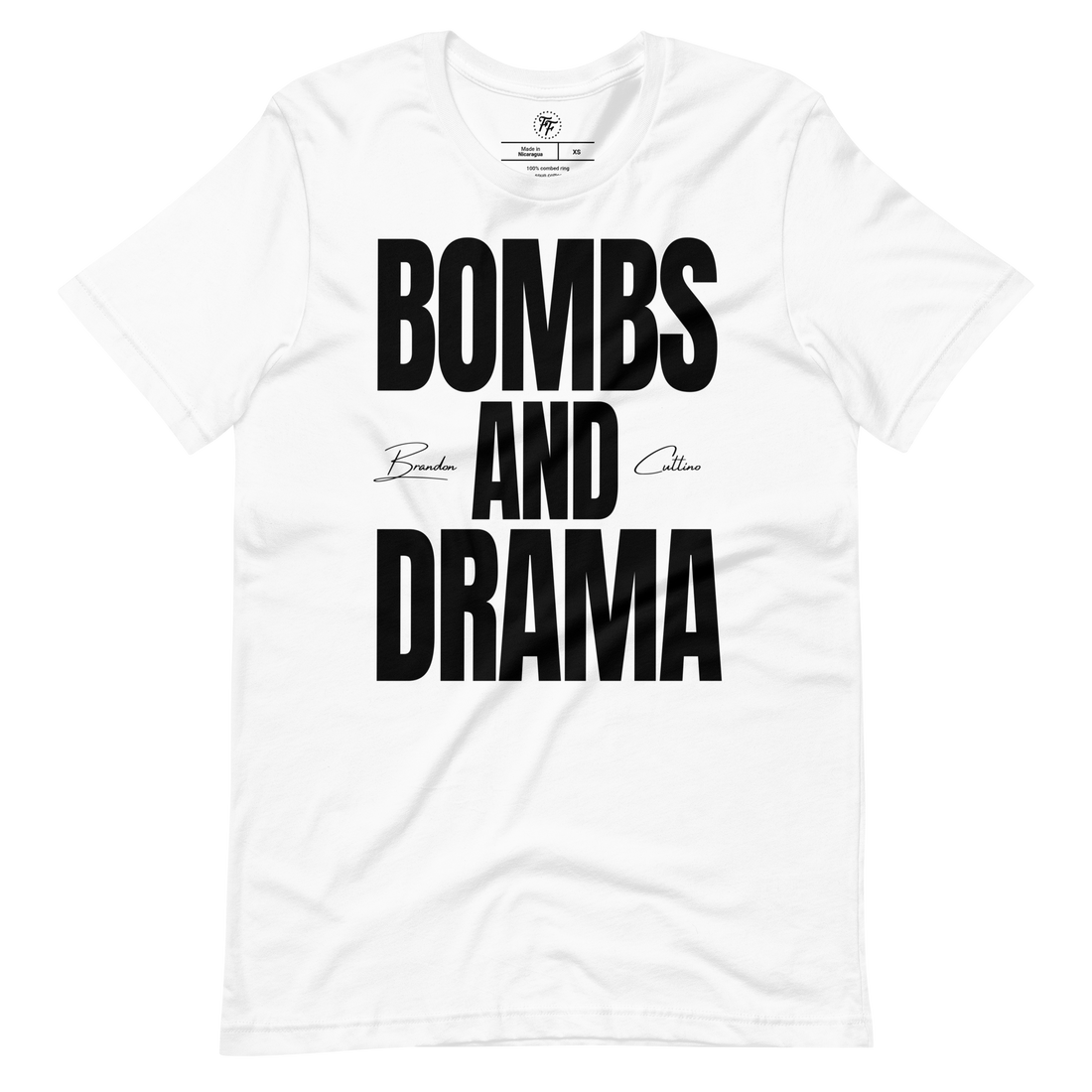Brandon Cuttino - Bombs and Drama Shirt [Light]