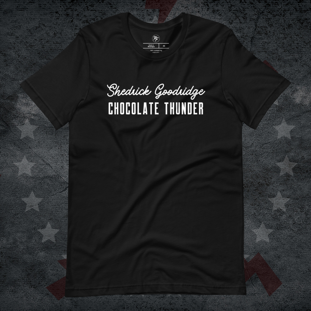 Shedrick "Chocolate Thunder" Goodridge - Atlantic City '11 [DC] Shirt